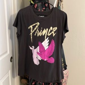 Torrid CLASSIC FIT CREW TEE - PRINCE DOVES BLACK
